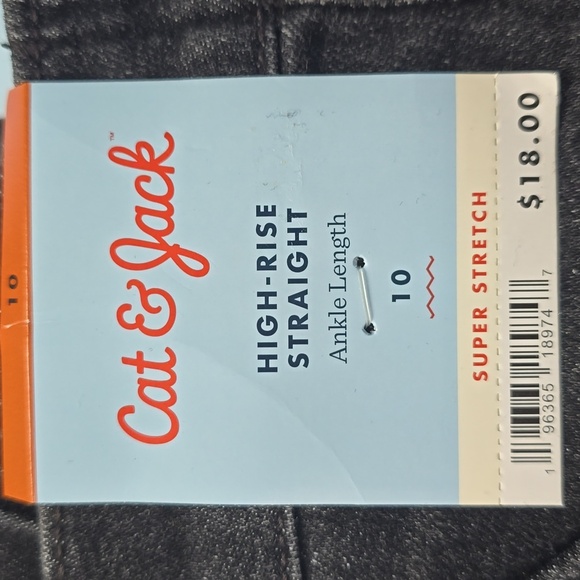 Girls' High-Rise Ankle Straight Jeans | Cat & Jack | 10 - Picture 8 of 11